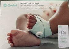 Owlet Dream Sock Baby Smart Sleep Monitoring Device Mint Green