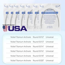 AZDENT Dental Orthodontic Super Elastic Ni-Ti Arch Wires Round Form Expanded