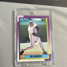 1990 Topps Bo Jackson Kansas City Royals Baseball Card #300 1989 All-Star Game