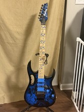 Ibanez JEM77 Blue Floral Electric Guitar