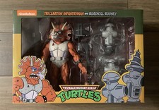 NECA TMNT 3 Pack Triceraton Infantryman & Roadkill Rodney NEW