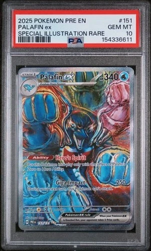 Palafin Ex 151/131 PRISMATIC EVOLUTIONS PSA 10 Gem Mint