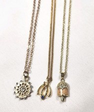 Lot Of 3 Young Girls Necklaces Maggie Glitz Popsicle, Starburst  Wishbones