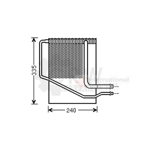 Verdampfer Klimaanlage FüR Chrysler Voyager IV 2.8 CRD 2.4-image