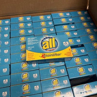 ALL Stainlifters Powder HE Laundry Detergent, 1 Load Each Case Of 50