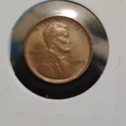 1909  No VDB Lincoln Memorial Small Cent Penny Coin, Business Strike, AU