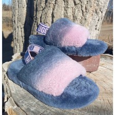 UGG Austrailia Fluff Yeah Slide Gradient Kids 13