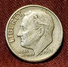 1963-D Roosevelt Dime 90% Silver, Free Shipping