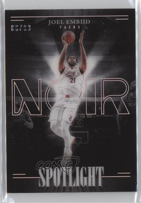 2023-24 Panini Noir Spotlight 86/99 Joel Embiid #5 14mf