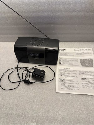 Coby IR850 ~PARTS/REPAIR ~Compact Wifi Internet Streaming Radio. READ. VIDEO.