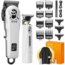 GTSPro Hair Clippers for Men, Clippers and Trimmers Set, Barber Clippers, Ele...