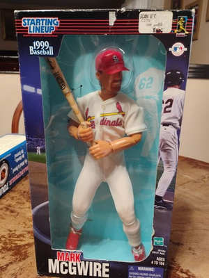 #ad Mark McGwire 12quot; figure new in box 1999 Baseball Starting Lineup $30.00