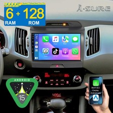 6G+128G Android 15 CarPlay Autoradio Navi 8-Core Für KIA Sportage SL 2010-2015