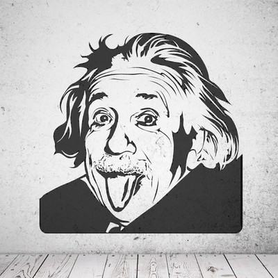 Wandtattoo Albert Einstein