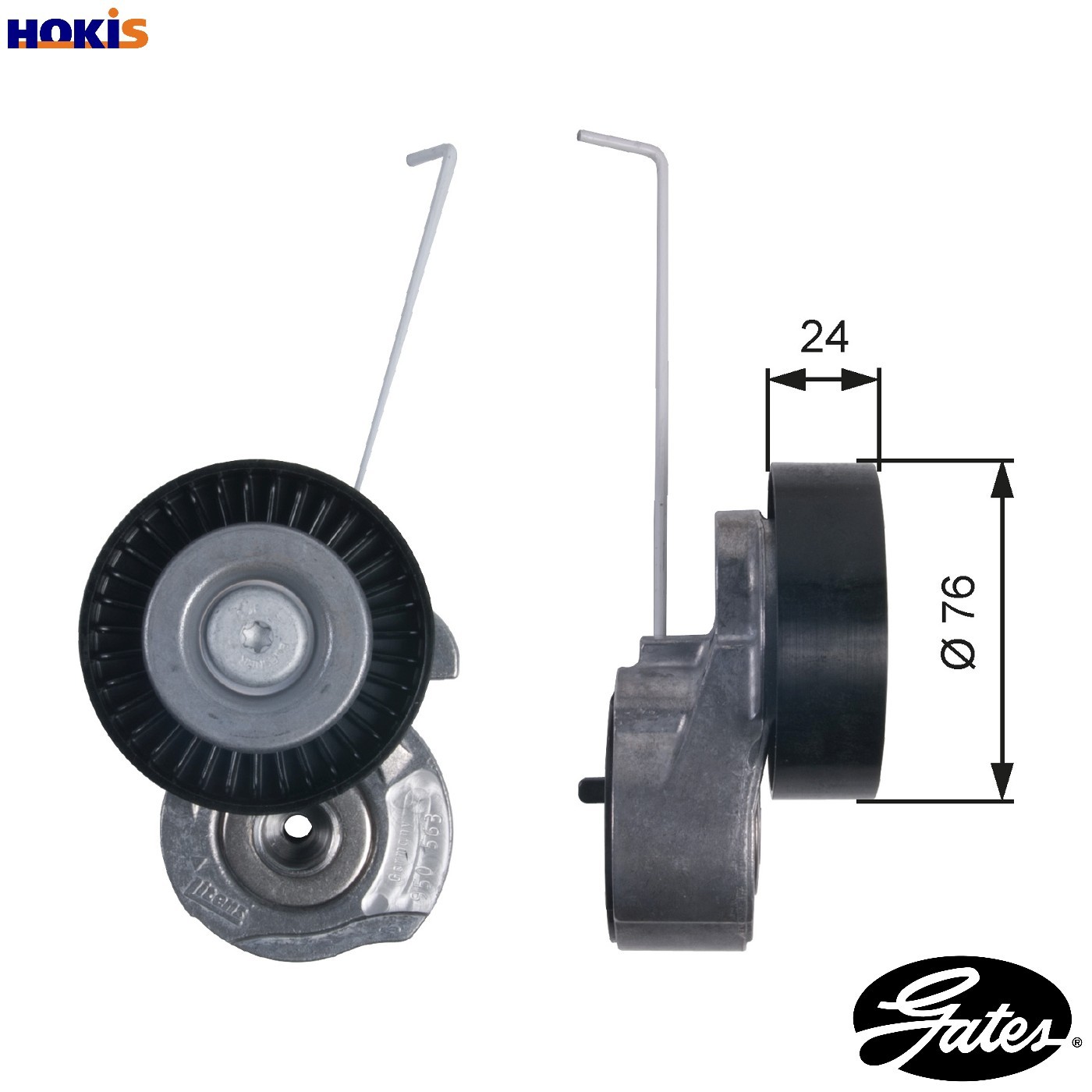 BELT TENSIONER VRIBBED BELT T38495 FOR LAND ROVER VOLVO V60 S80/II XC90/SUV 3.2L - Image 19