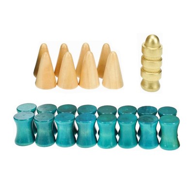 WE Games Replacement Wooden Game Pieces for King's Table, Tablut Viking