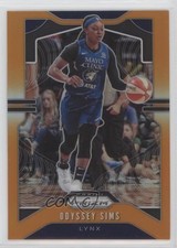 2020 Panini Prizm WNBA Orange Prizm 45/65 Odyssey Sims #51 0si4