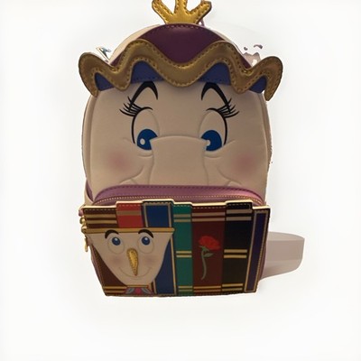 ****Loungefly Disney Beauty and the Beast Mrs. Potts Mini Backpack * see photo