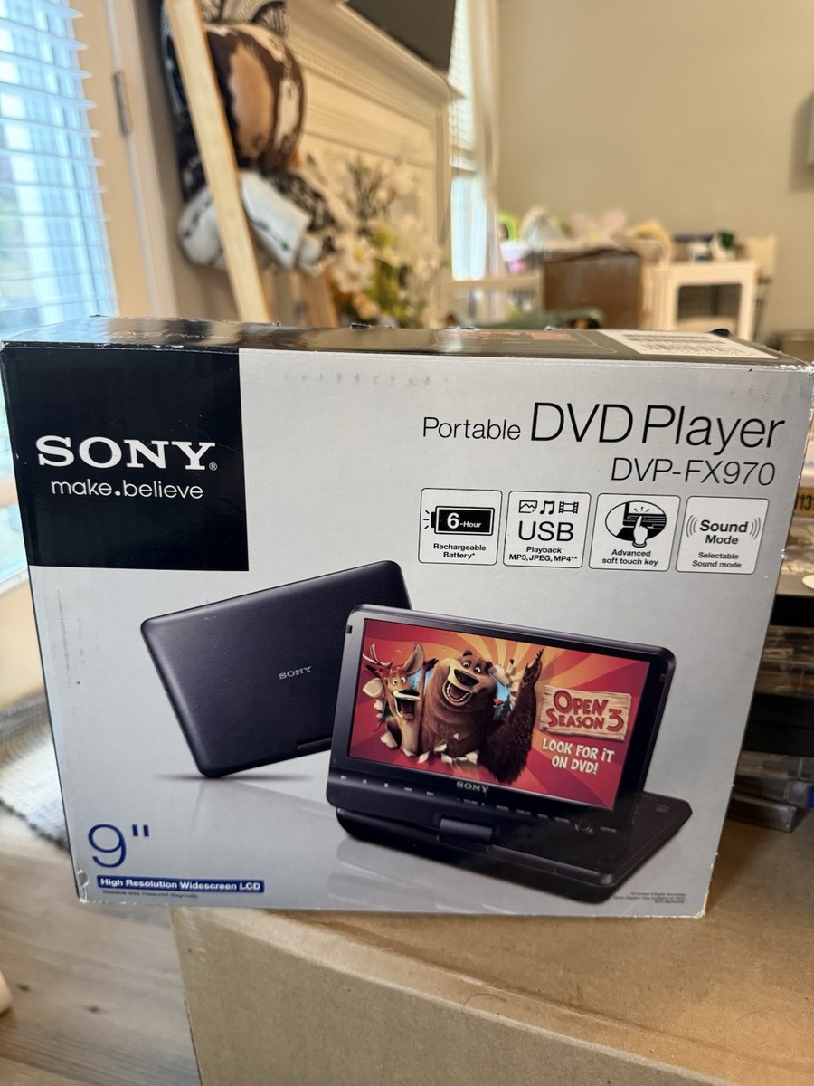 「新古品」　ソニーポータブルDVDプレイヤー　DVP―FX970 Sony DVP-FX970 Portable DVD Player (9