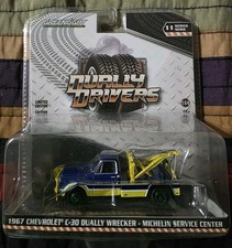1/64 1967 Chevrolet C-30 Wrecker, Michelin Service Dually Greenlight CHASE