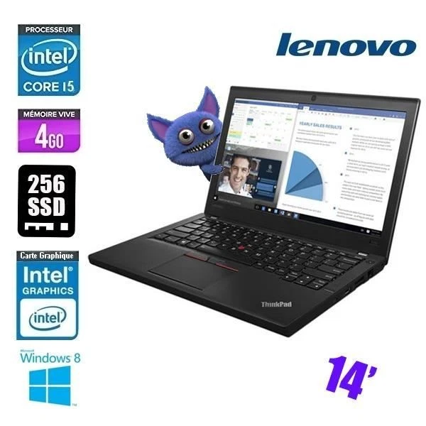 Lenovo ThinkPad T460 · i5-6300U · 4GB · 256GB
