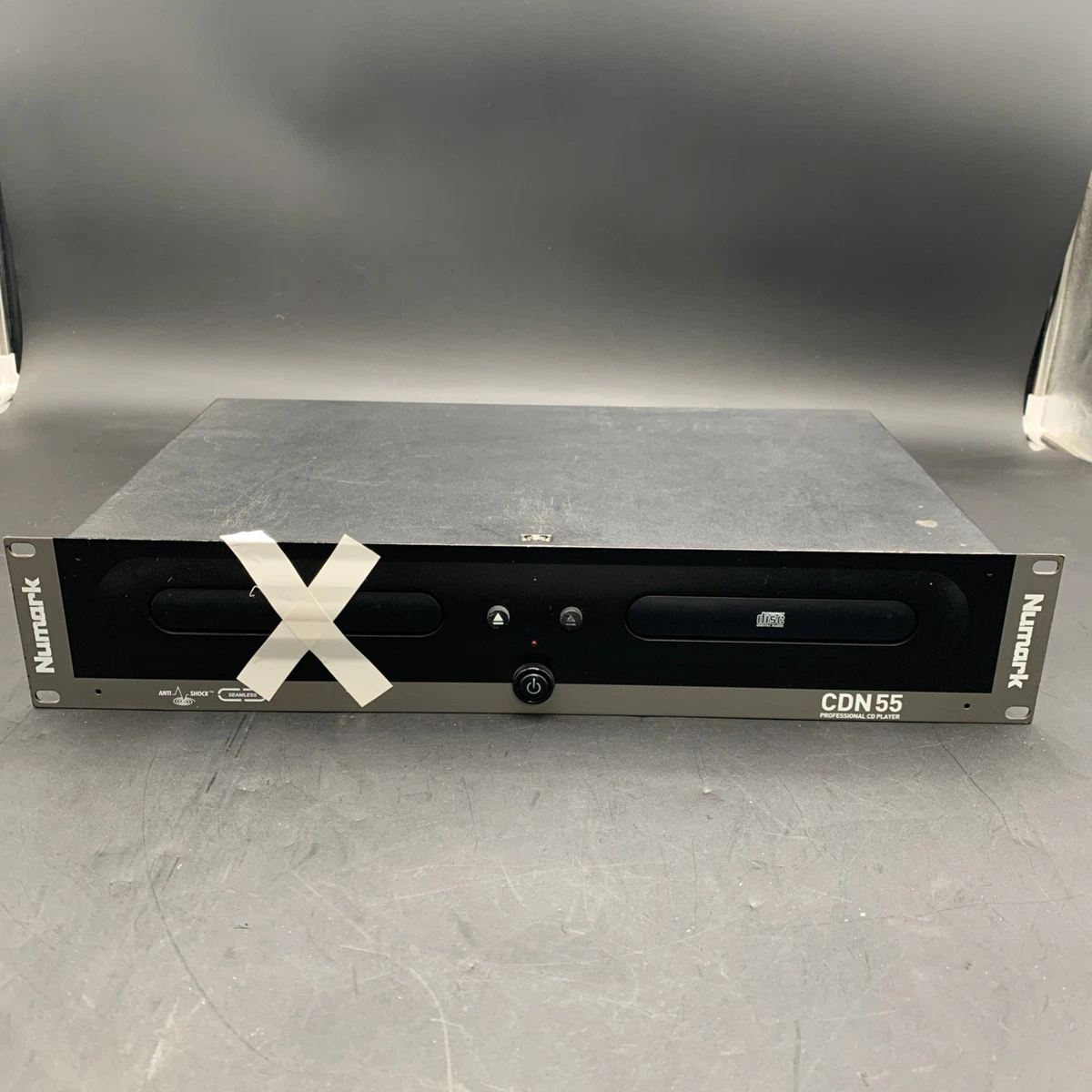 Nuark P103USB – Double Lecteur USB et CD en Rack avec Coandes de