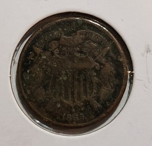 1865 2 cent piece