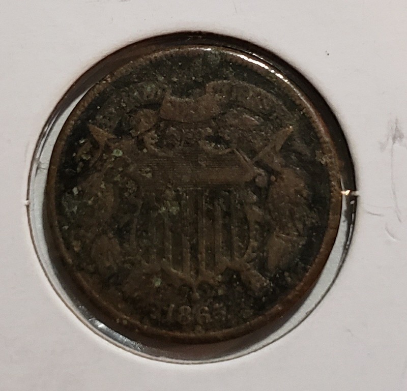 1865 2 cent piece