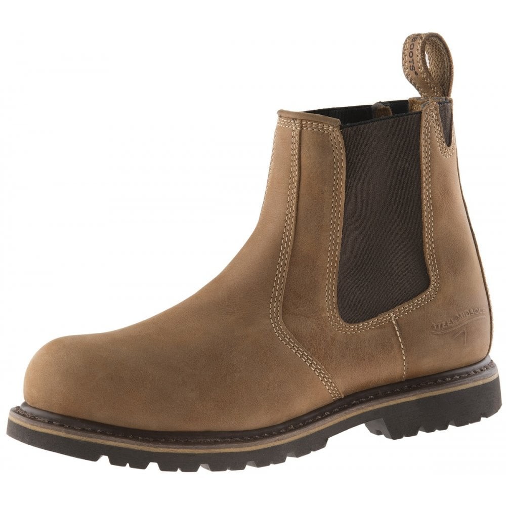 BuckBootz Brown Chocolate Oil Buckflex Safety Dealer Boots