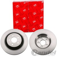 2X TRW Bremsscheiben 332Mm BelÜFtet Vorne Passend FÜR Dodge Nitro Jeep Cherokee