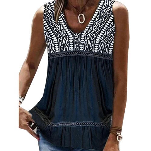 Vest T-Shirt Tees Tank Topscami Loose Sleeveless Women Summer Plus Size * - Zdjęcie 12 z 12