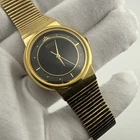 Vintage Seiko 5Y91-6050 Fashion Gold Tone Quartz 30mm Watch - Working