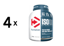 4 x Dymatize ISO 100 (2264g) Chocolate Coconut (62,94 EUR/kg)