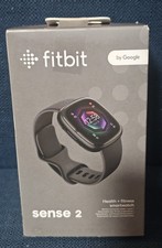 Fitbit Sense 2 Advanced Health Fitness Smartwatch Shadow Grey FB521 with Charger