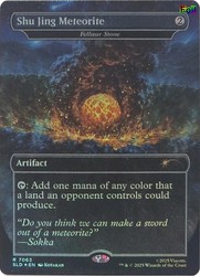 Shu Jing Meteorite (Fellwar Stone) - Secret Lair Drop Rainbow Foil #7062