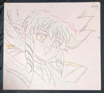 Icarus 3 Original Animation Douga, Cel & Production Materials, Used, Damage
