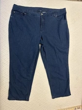 JMS just My Size Women’s Plus 26 Petite Stretch Denim Jeans Dark Wash Straight