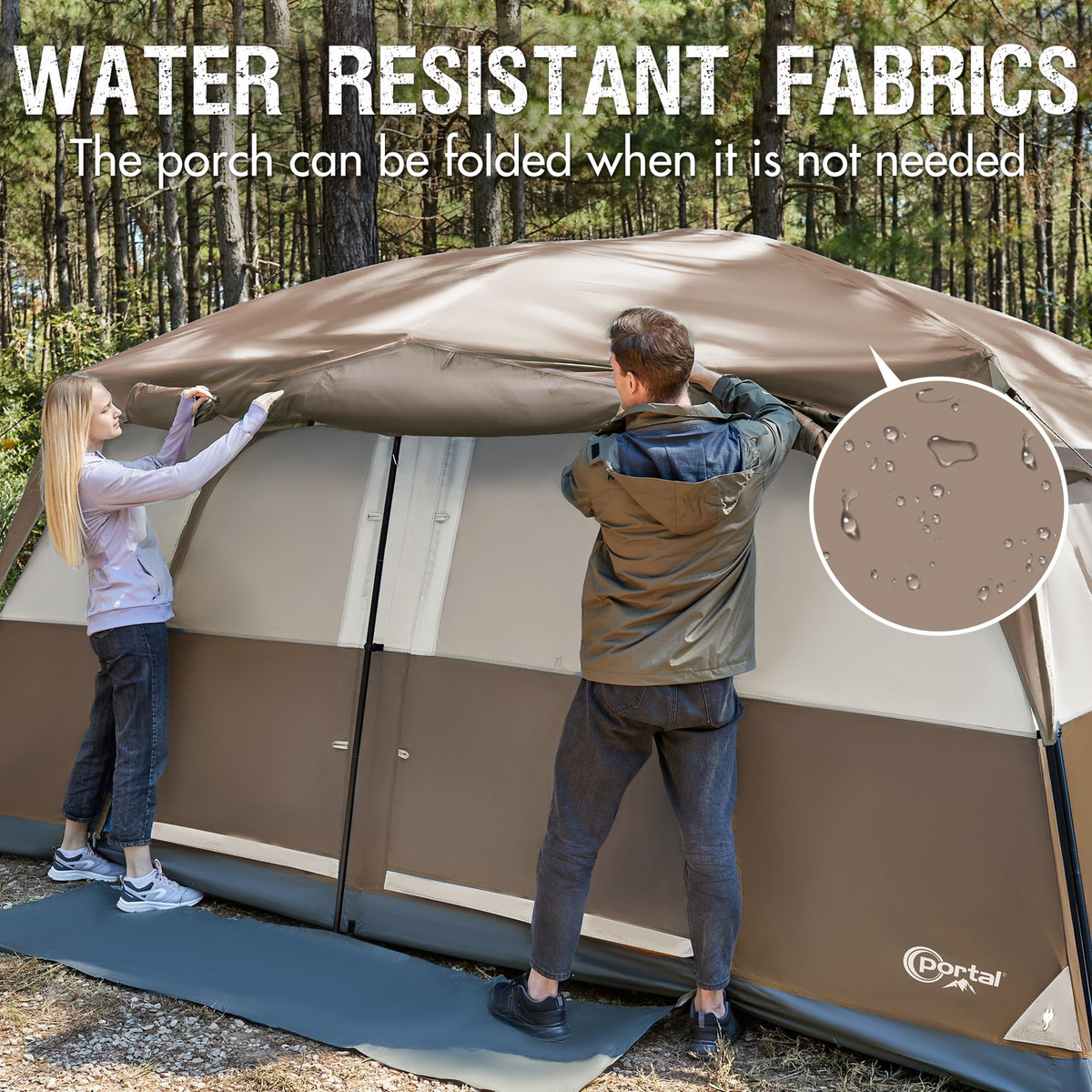 10 Person Camping Tent with Porch, Big Family Cabin Tent 10 Person Camping Tent with Porch, Big Family Cabin Tent