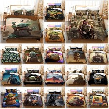 The Mandalorian Quilt Duvet Cover Bedding Set Pillowcase Single Double King Size