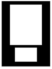 Autograph Mounts Pack of 5 - 16"x12" 2 apertures A006