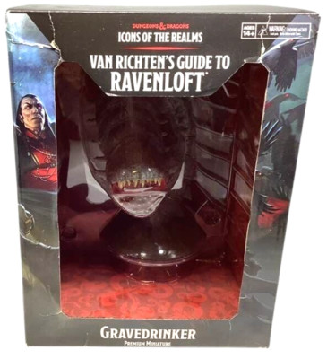 D&D Icons Realms Van Richten Ravenloft Gravedrinker Prepainted Miniature NEW Box
