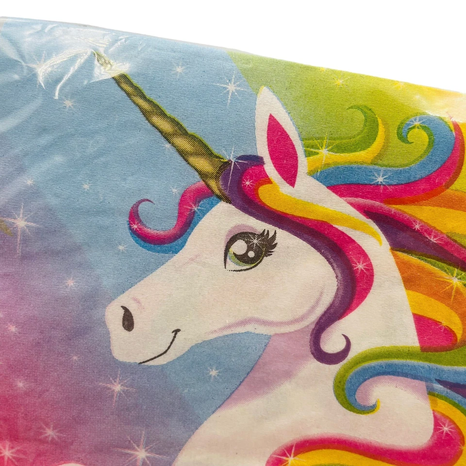 Rainbow Unicorn Beverage Napkins Party Luncheon Pride Creative Converting 38 Ct - Image 4 of 4