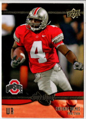 2010 Upper Deck Sweet Spot Football Santonio Holmes No. 29 Ohio State Buckeyes