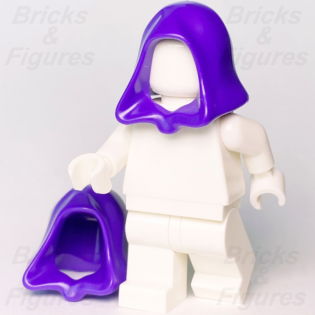 LEGO® Star Wars Dark Purple Robe Hood Minifigure Headgear Parts