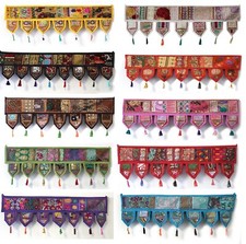Indian Handmade Cotton Patchwork Toran Door Valance Decorative Wall Hanging