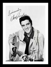 Elvis Presley Autograph Signed & Framed Photo