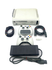 Xbox 360 White Console HDMI System with Controllers  250 GB HDD Bundle Tested .