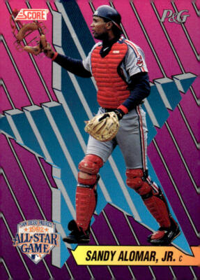 1992 Score Procter & Gamble #1 Sandy Alomar Jr.