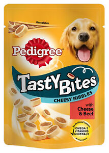 3x Pedigree Tasty Bites Dog Treats 