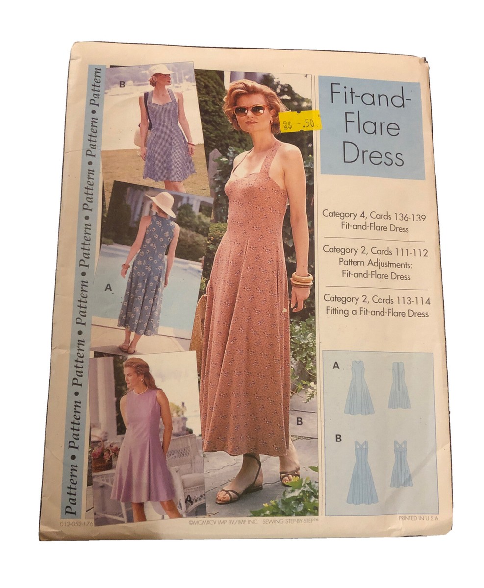 New Sewing Step By Step Sewing Pattern Fit And Flare Dress Size 4-22 | eBay